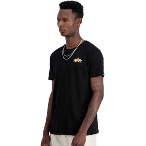 Alpha Industries Puff Print Logo Bp T T-shirt Met Korte Mouwen