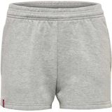 Broek - Sweatstof - Mélange - Gedrapeerd - Kort/mini - Regular Fit - Mid Waist