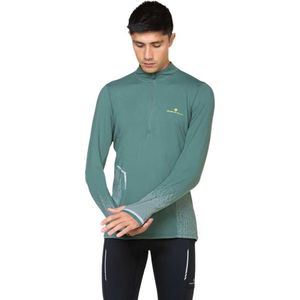 Ronhill Tech Reflect Half Rits Lange Mouw T-shirt