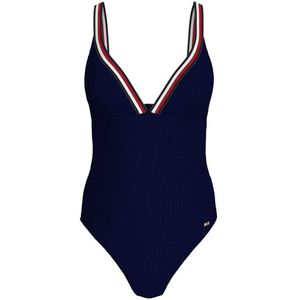 Tommy Hilfiger Triangle One Piece Rp Swimsuit Blauw S Vrouw