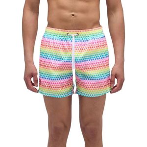Sundek Elastic Waist And Stardust Print Zwembroek