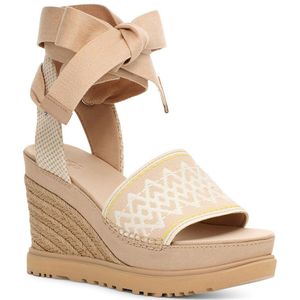 Ugg Abbot Ankle Wrap Sandals Beige EU 37 Vrouw
