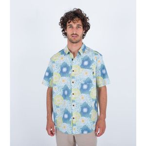 Hurley One And Only Lido Stretch Ss Short Sleeve Shirt Blauw M Man