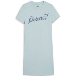 Puma Ess+ Blossom Short Sleeve Dress Blauw 11-12 Years Meisje