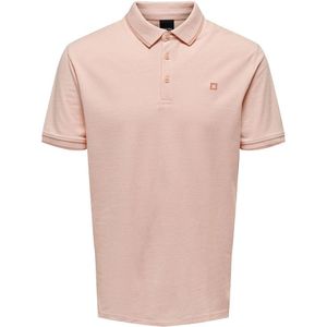 Only & Sons Fletcher Short Sleeve Polo Roze L Man
