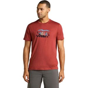 Icebreaker - Merino 150 Tech Lite - T-shirt - Rood - Korte Mouwen