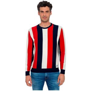 Pepe Jeans Michael Sweater Rood,Wit M Man