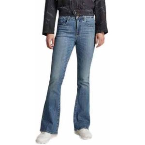 G-star 3301 Flare Jeans Blauw 27 / 34 Vrouw
