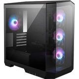 MSI MAG PANO M100R PZ - PC Case - Micro-ATX - Gehard Glas - Zwart