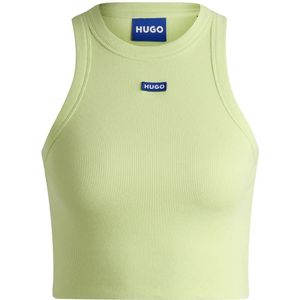 HUGO - Baby BLUE - Top - Babyblauw - Zonder Mouwen - Dames