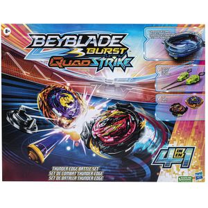 Hasbro BEY QS Thunder Edge Battle Set - Het ultieme gezelschapsspel voor intense gevechten! (Leeftijd: 8+, Aantal spelers: 2)