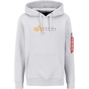 ALPHA INDUSTRIES - Alpha Label - Herentrui - Capuchon - Zwart - Katoen