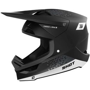 Furious - Helm - Zwart - SRS Synthetische Versterkte Schaal