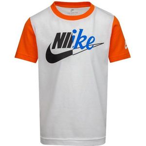 Nike Kids Nbn Colorblock Short Sleeve T-shirt Wit 4-5 Years