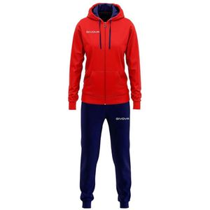Givova - Lady - Trainingspak - Rood/Blauw