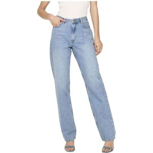 Only Jaci Straight Fit Cro158 Jeans Blauw 28 / 32 Vrouw
