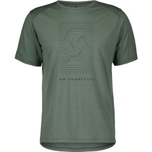 Scott Defined Merino Graphic Short Sleeve T-shirt Groen XL Man