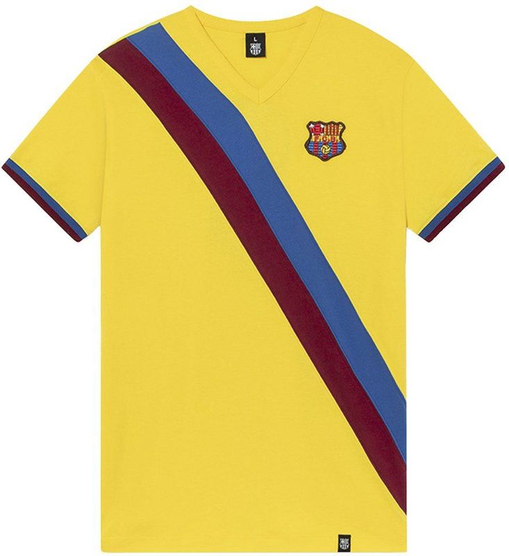 BarÇa Johan Cruyff 1974-75 T-shirt Met Korte Mouwen