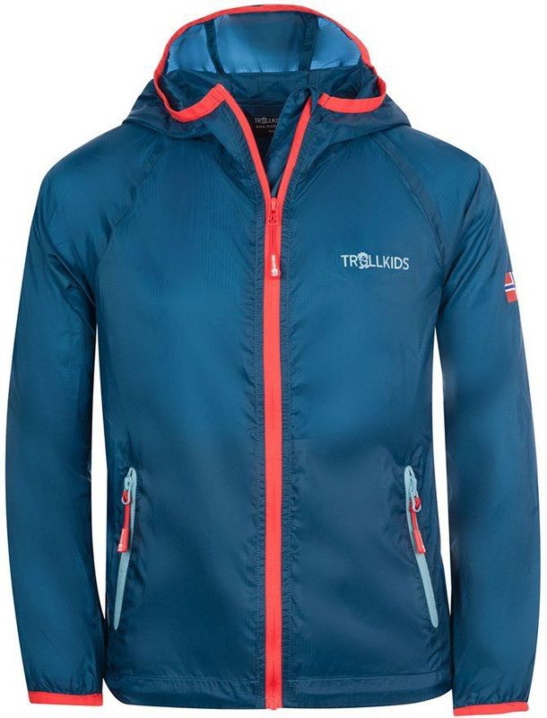 Trollkids - Fjell Running Jas - Ademend - Lichtgewicht - Geschikt voor Hardlopen en Bergwandelen