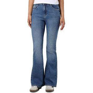 Noisy may - NMKAREEN - Jeans - Blauw - Flared - Mid Waist