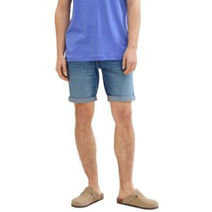 Tom Tailor 1040209 Regular Fit Denim Shorts Blauw XL Man