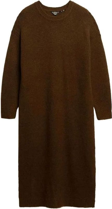 Superdry Slouch Midi-jurk Met Lange Mouwen