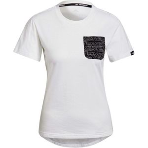 Adidas Tx Pocket Short Sleeve T-shirt Wit S Vrouw