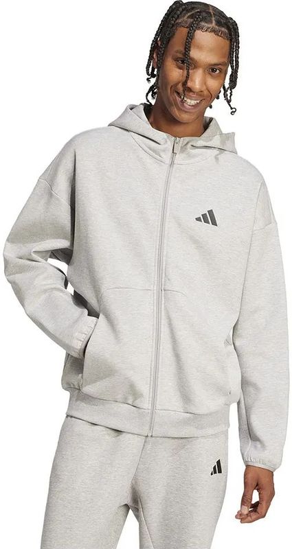 Adidas - Future Icons - Sweatshirt - Grijs - Met Rits