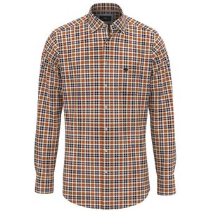Fynch Hatton - Overhemd - Geruit - Lange Mouwen - 100% Katoen