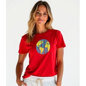 Kruskis Barracuda World Dames T-shirt Met Korte Mouwen