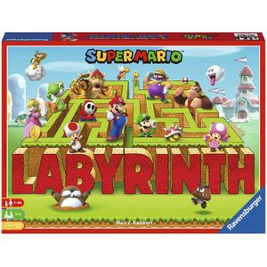 Ravensburger Super Mario Labyrinth - Slim schuifspel voor 2-4 spelers vanaf 7 jaar