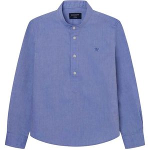 Hackett - HK301743 - Overhemd - Blauw - Chambray - Lange Mouwen - Casual