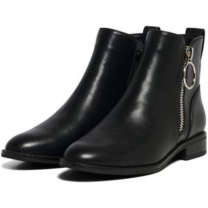 Only Bobby 22 Pu Leather Boots Zwart EU 36 Vrouw