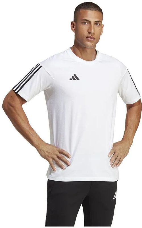 Adidas - Ic4574 - T-shirt - Wit - Korte Mouwen - Regular Man