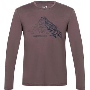 Super.natural - Mountain Rise - Longsleeve T-shirt - Merinowol