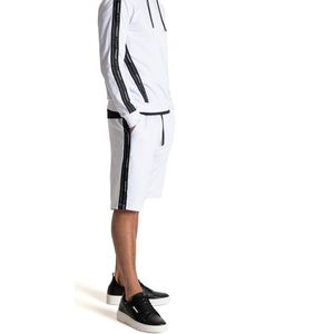 Antony Morato Slim-fit Fleece In Stretchy Cotton Sweat Shorts Wit S Man