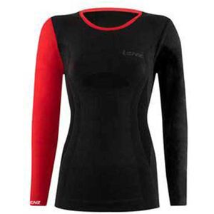 Dameshemd met lange mouwen en ronde hals Lenz Merino 6.0