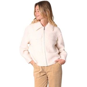 Deeluxe - Assili - Gebreid Vest - Casual - Lange Mouwen - Rits