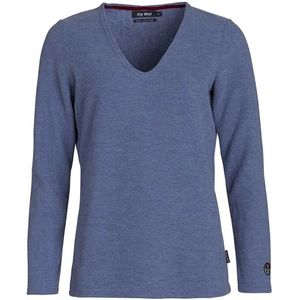 Sea Ranch Agnes Long Sleeve V Neck T-shirt Blauw 3XL Man