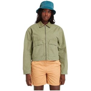Timberland Strafford Washed Canvas Jacket Groen M Vrouw