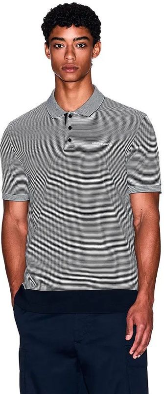 AIX Armani Exchange - XM000995AF15917FB102 - Polo - Marineblauw - Katoen - Korte Mouwen