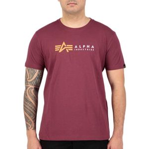 Alpha Industries Label T-shirt Met Korte Mouwen