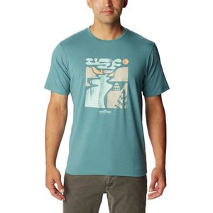 Columbia Sun Trek™ Short Sleeve T-shirt Blauw 2XL Man