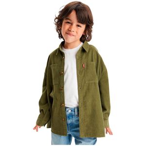 Levi´s ® Kids Corduroy Long Sleeve Shirt Groen 6 Years Jongen
