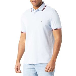 Tommy Hilfiger 1985 Tipped Slim Fit Short Sleeve Polo Wit S Man