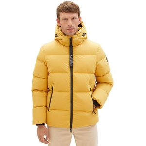Tom Tailor 1037350 Recycled Down Puffer Jacket Geel XL Man
