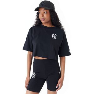 New Era Mlb Le Crop New York Yankees T-shirt Met Korte Mouwen