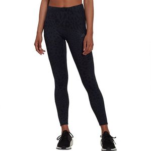 Adidas Fastimpact Leopard 7/8 Leggings Zwart L Vrouw