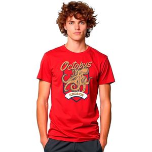 Kruskis Seafood Octopus T-shirt Met Korte Mouwen