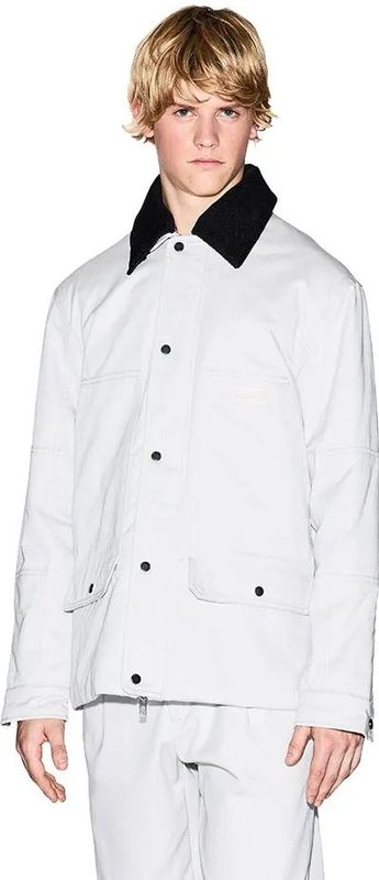 Armani Exchange - XM001864AF16679U1013 - Windjack - Wit - Casual - Katoen